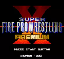 Image n° 1 - screenshots  : Super Fire Pro Wrestling X Premium